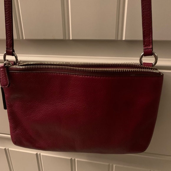 Vintage Coach Lyla Double Gusset crossbody bag - Picture 4 of 8